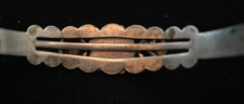 Vintage Fred Harvey Sterling Bracelet-Old Turquoise Stone Green With Age - Additional view 3