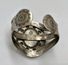 Bell Trading Post Fred Harvey Era Nickel Silver Cuff Bracelet - Additional view 2
