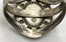 Bell Trading Post Fred Harvey Era Nickel Silver Cuff Bracelet - Additional view 3