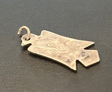 Early Native American Sterling Silver Fred Harvey Thunderbird Bracelet Charm - Additional view 4