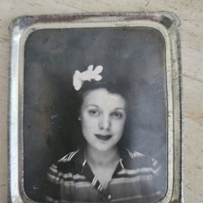 RARE 1930'S VINTAGE PRETTY WOMAN PHOTOMATIC MUTOSCOPE BOOTH PHOTO FRED HARVEY - Additional view 1