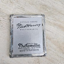 RARE 1930'S VINTAGE PRETTY WOMAN PHOTOMATIC MUTOSCOPE BOOTH PHOTO FRED HARVEY - Additional view 2