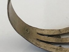 VTG Old Pawn Fred Harvey Era Signed Bell Sterling Silver Turquoise Cuff Bracelet - Additional view 6