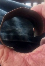 **OLD NATIVE AMERICAN NAVAJO FRED HARVEY ERA COPPER CUFF REALLY FINE!!*** - Additional view 4