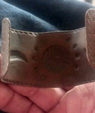 **OLD NATIVE AMERICAN NAVAJO FRED HARVEY ERA COPPER CUFF REALLY FINE!!*** - Additional view 6