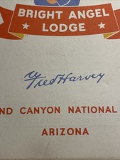 RARE Fred Harvey Bright Angel Lodge Coffee Shop Menu Grand Canyon Park AZ RR - Additional view 4
