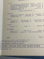 RARE Fred Harvey Bright Angel Lodge Coffee Shop Menu Grand Canyon Park AZ RR - Additional view 8