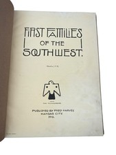 First Families of the Southwest Fred Harvey 1st Ed w/ Color Plates Native Art - Additional view 2