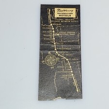 Matchbook Cover Fred Harvey Hotel Restaurants Coffee Newton Kansas 1940s - Additional view 3