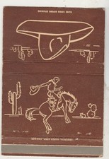 Fred Harvey-Restaurants-Hotels-Vintage Match Cover