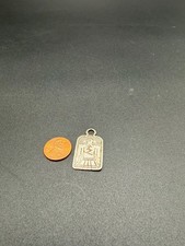 Harvey Era Vintage Tag Pendant Charm Sterling Silver Overlay Thunderbird - Additional view 6