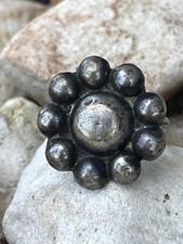 Navajo Dome Bump Ring Fred Harvey Era Vintage Navajo Dome Sterling Ring Size 6