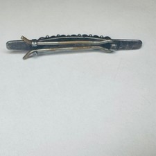 Fred Harvey Era Native American Silver Hopi Horse Dog  Silver Turquoise Barrette - Additional view 3