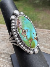NATIVE AMERICAN NAVAJO ROYSTON TURQUOISE FRED HARVEY ERA RING BEAUTIFUL - Additional view 1