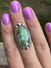 NATIVE AMERICAN NAVAJO ROYSTON TURQUOISE FRED HARVEY ERA RING BEAUTIFUL - Additional view 4
