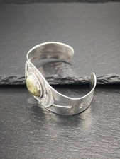 Native American Fred Harvey Era Cerillos Sterling Silver Cuff Bracelet - Additional view 6