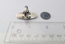Fred Harvey Maisel VTG Native American sterling silver ring turquoise size  8.5 - Additional view 3