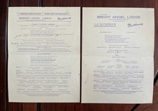 1947 Bright Angel Lodge Grand Canyon National Park Arizona  Fred Harvey Menus - Additional view 1