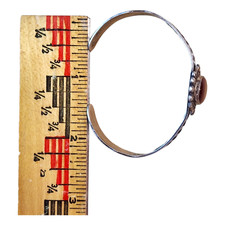 Vintage Fred Harvey Era Bell Trading Post Carnelian Sterling Silver Bracelet - Additional view 9