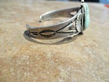 GEM OLD Fred Harvey Era Navajo Sterling Silver Turquoise