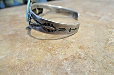 GEM OLD Fred Harvey Era Navajo Sterling Silver Turquoise