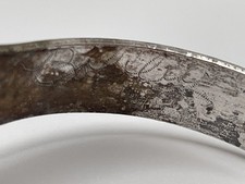 Vintage Signed Bobby Silver Fred Harvey Era Cuff Bracelet Concho Stamped #2 - Additional view 5