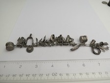 Sterling silver VTG 50s era charm Fred Harvey old west horseshoe totem cowboy - Additional view 8