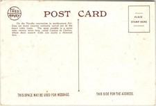 Fred Harvey Postcard 1930s-50s Canyon De Chelly Spider Rock Arizona Navajo - Additional view 1