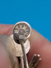 Vintage Native American Sterling & Turquoise Earrings Fred Harvey Era Screw Back - Additional view 6