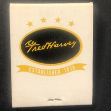 Fred Harvey's Hotels Restaurants Vintage Full Matchbook c1960's-73 VGC - Additional view 1