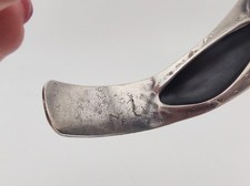 Vtg c1920's Navajo Fred Harvey Era Ingot Silver Repousse Cuff Bracelet Sz 6⅝ - Additional view 11