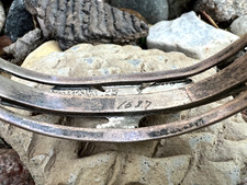 OLD PAWN FRED HARVEY ERA THUNDERBIRD CUFF sterling silver 6 1/4