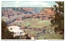 Postcard AZ Grand Canyon Arizona Yavapai Point Fred Harvey Vintage PC J9399