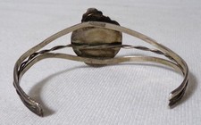 Fred Harvey Old Pawn Silver Pink MOP Native American Navajo Bracelet - Additional view 4