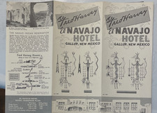 Fred Harvey El Navajo Hotel Gallup, NM  Rt 66 brochure - Additional view 1