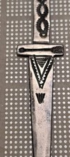 VTG Fred Harvey Era Navajo Native American Silver Letter Opener - Additional view 2