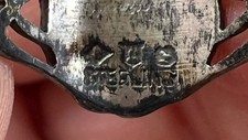 Vintage Fred Harvey Era Yellowstone Souvenir Ring Sterling Silver Bison - Additional view 5