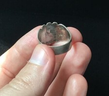 Vintage Navajo Sterling Fred Harvey Style Ring Exc. Quality! Size 6 1/2 WOW! - Additional view 3