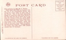 Fred Harvey Postcard Red Buttes Fort Wingate NM Mary Leeds Fulton Postcard - Additional view 1