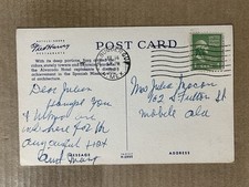 Postcard Albuquerque NM New Mexico Fred Harvey Alvarado Hotel Roadside Vintage - Additional view 1