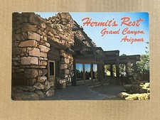 Postcard Grand Canyon National Park Arizona AZ Hermit's Rest Fred Harvey