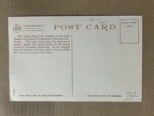 Postcard Cajon Pass CA California Train Railroad Mountain Summit Fred Harvey - Additional view 1