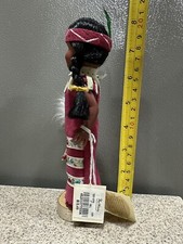 Fred Harvey Trading Company North American Indian Doll 8” Open Shut Eyes w/Tags! - Additional view 1
