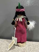 Fred Harvey Trading Company North American Indian Doll 8” Open Shut Eyes w/Tags! - Additional view 2