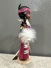 Fred Harvey Trading Company North American Indian Doll 8” Open Shut Eyes w/Tags! - Additional view 3