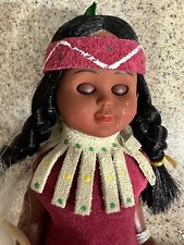 Fred Harvey Trading Company North American Indian Doll 8” Open Shut Eyes w/Tags! - Additional view 7