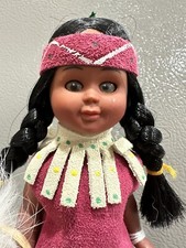 Fred Harvey Trading Company North American Indian Doll 8” Open Shut Eyes w/Tags! - Additional view 8
