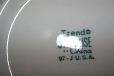 12-VINTAGE TREND SYRACUSE BERKELEY BREAD PLATES - FRED HARVEY SANTA FE RAILROAD - Additional view 2