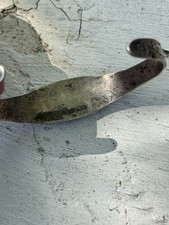 VINTAGE FRED HARVEY ERA Sterling Silver Turquoise GIANT ARROW Bracelet CUFF - Additional view 12