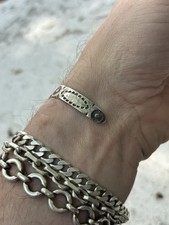 VINTAGE FRED HARVEY ERA Sterling Silver Turquoise GIANT ARROW Bracelet CUFF - Additional view 7